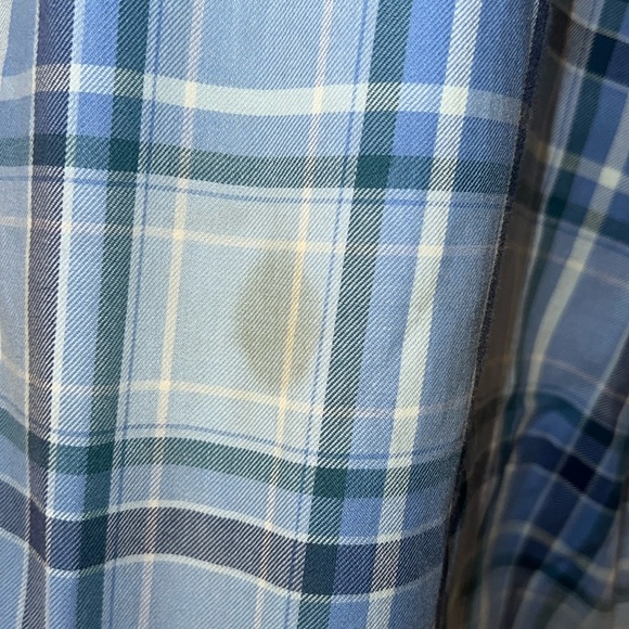 LL Bean Women's Fleeced Lined Cotton Plaid Flannel Shirt Jacket Hooded Size XL - Picture 3 of 9